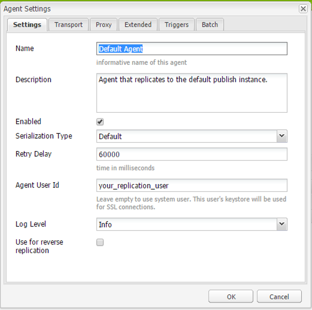 Replication Agent