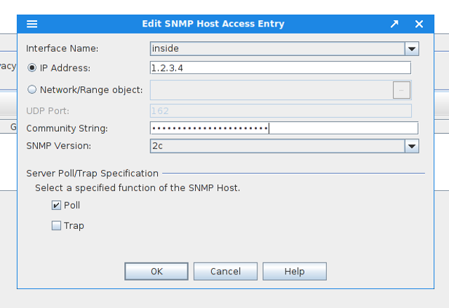 Enable SNMP