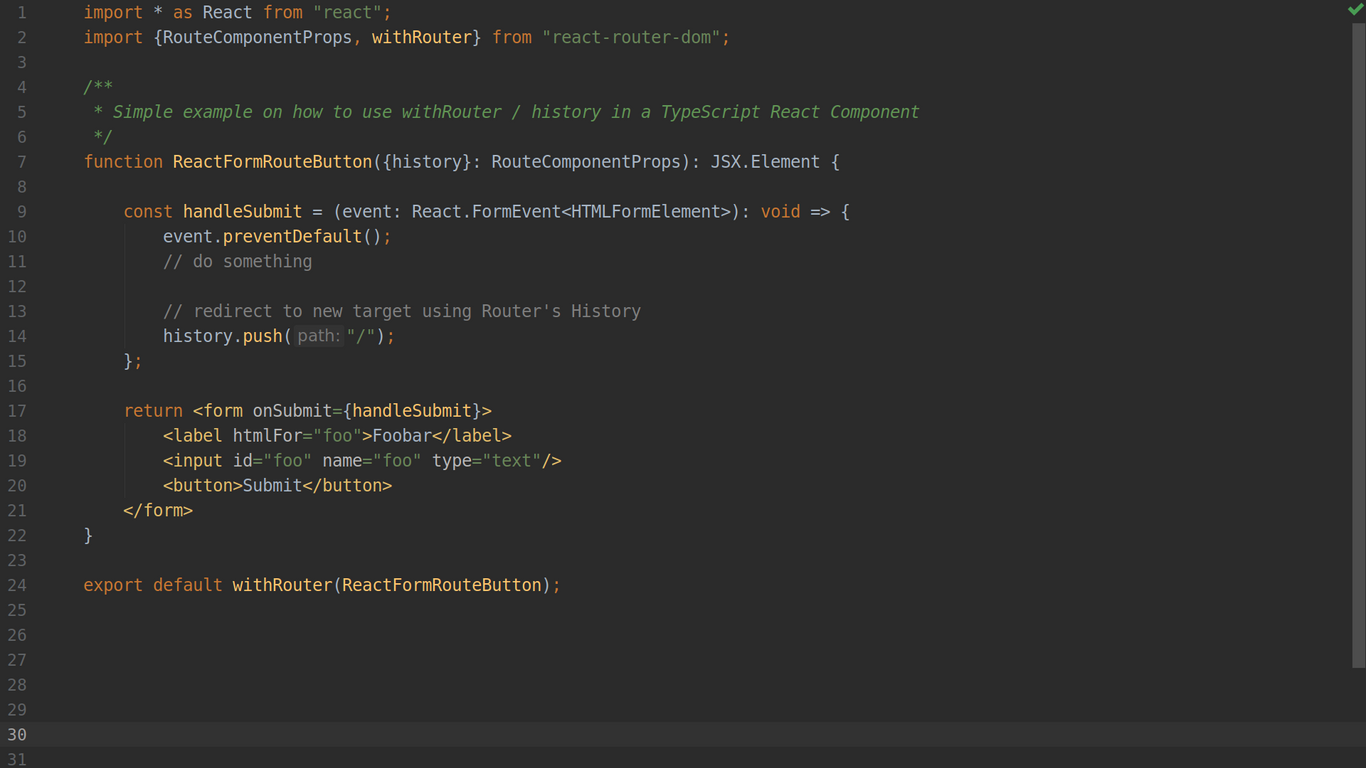 Pekkadillo Herdenkings Plons dev-eth0.de - Using withRouter in a TypeScript React Component